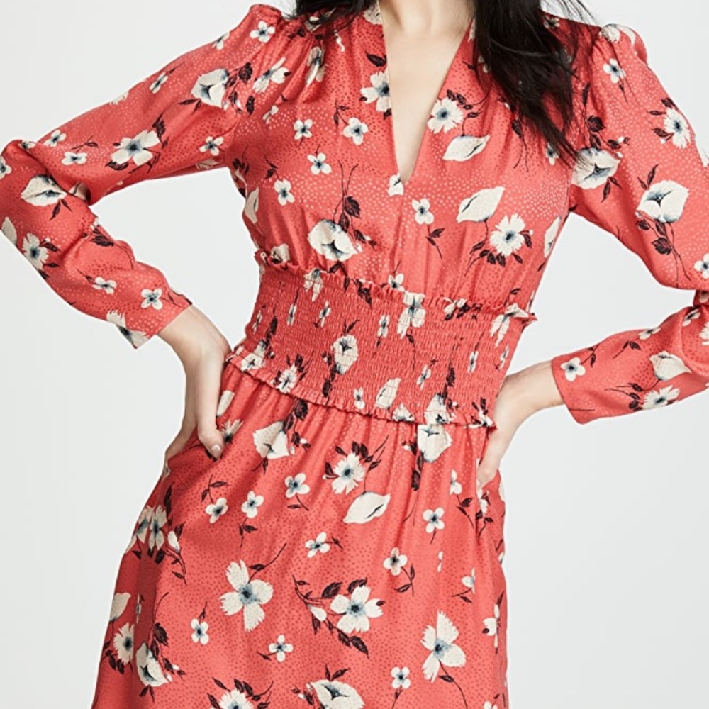 NWT Rebecca Taylor Coral Dress